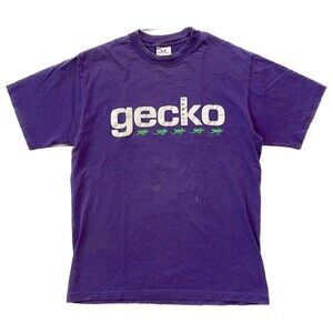 Vintage 80s 90s Gecko Hawaii Purple T-shirt Size L
